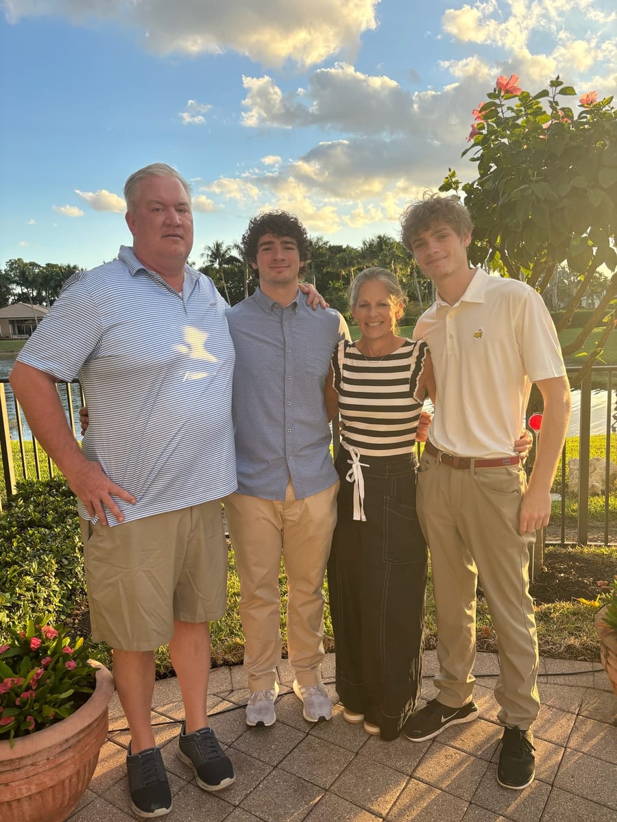 Ben with family