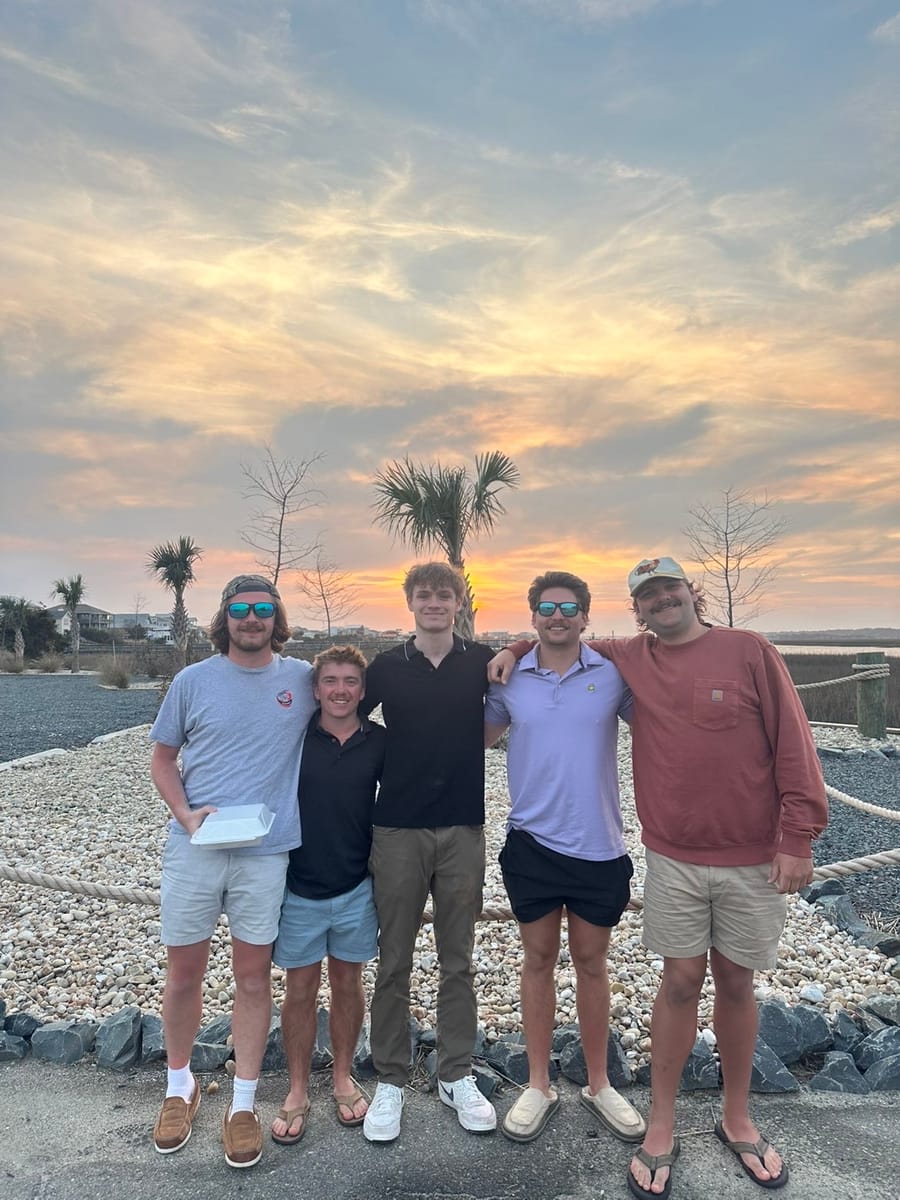 Ben with friends